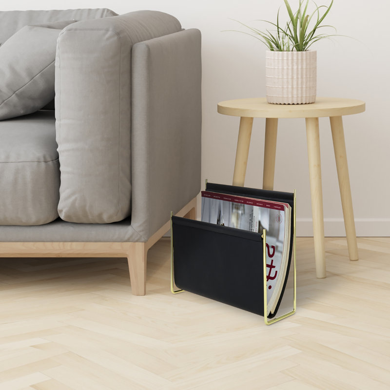 Modern Free Standing Magazine Rack
