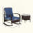 Bistro Set,Balcony Furniture Set,3 Piece Wicker Patio Furniture Set-1922196393-1922196392