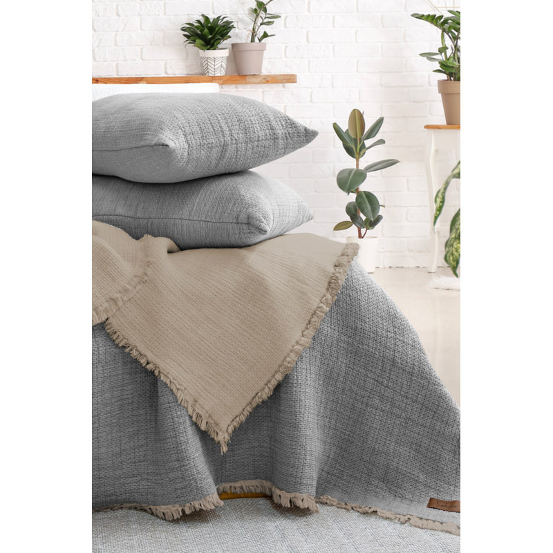 Ensemble de couvre-lit double, Gris