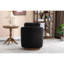 Fauteuil d'appoint en tissu avec cadre en bois d'eucalyptus Josh