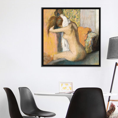«After The Bath» par Edgar Degas, impression sur toile tendue