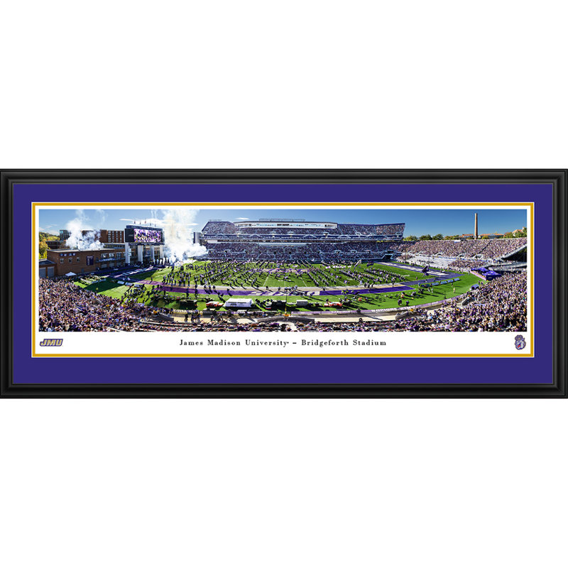 James Madison Dukes Football - Deluxe Frame