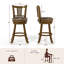 Ensemble de tabourets de bar avec dossier et repose-pieds-115665805-115665803