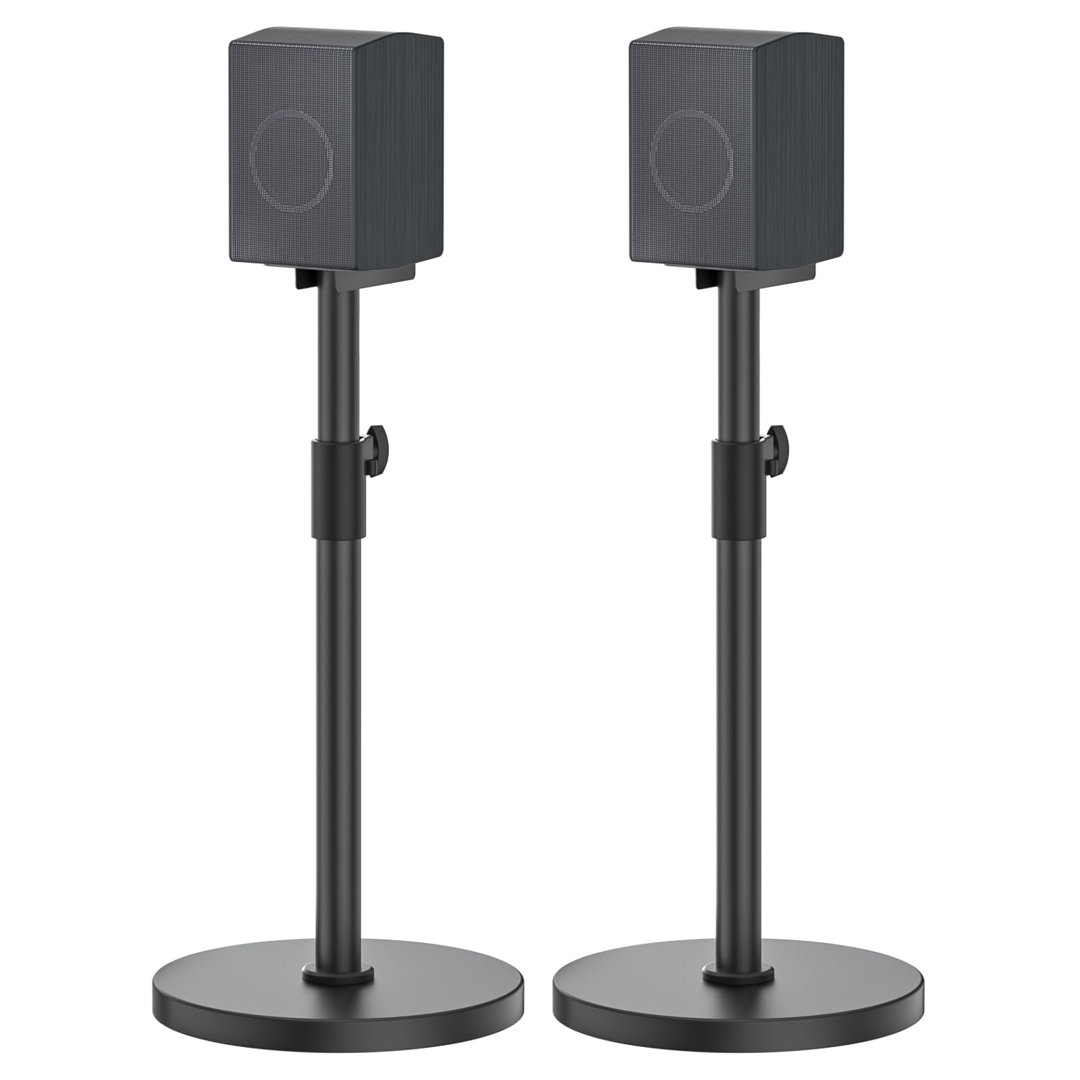 Heavy-Duty Floor Speaker Stands Pair