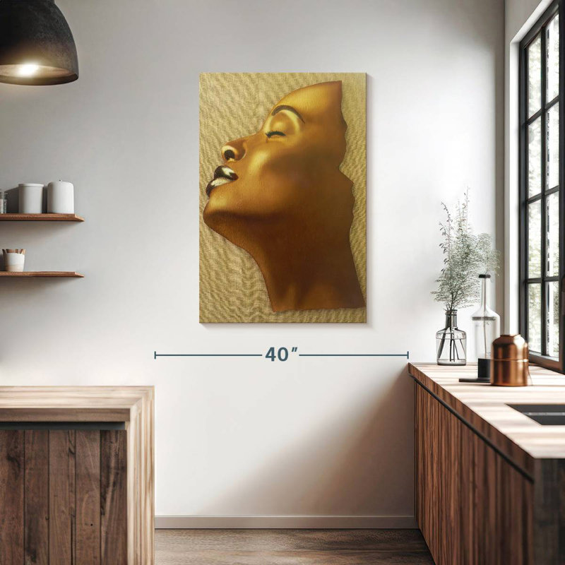 Leisha A Subtle Smile, 39" H x 26" W