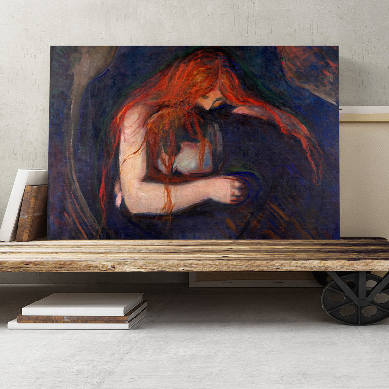 Edvard Munch - Wrapped Canvas Painting, 50cm H x 76cm W