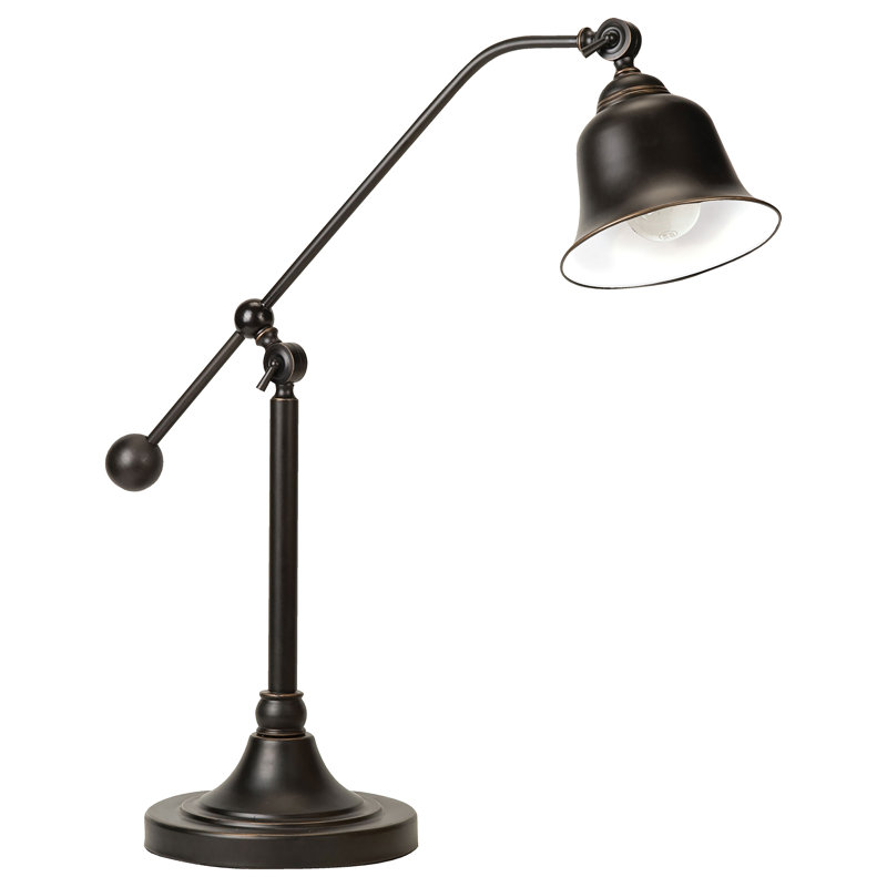 Lampe de table 25 po Bell Down Bridge Bronze foncé