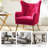 Avianna 29.25" Wide Tufted Velvet Wingback Chair-1954911154