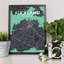 Auckland City Map - No Frame Print-112209779