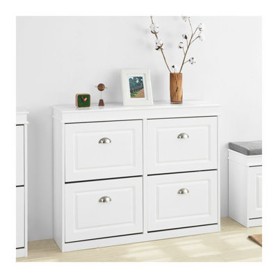 16 Pair Flip Down Shoe Storage