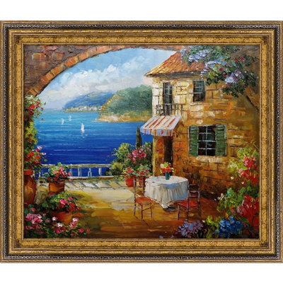 Café au bord de l'océan