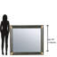 Michaela Flat Beveled Wall Mirror