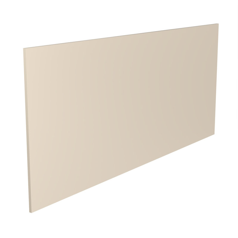 KitchenKit Flatpack J Pull Matt 2100 Panel Breakfast Bar Back, Cashmere