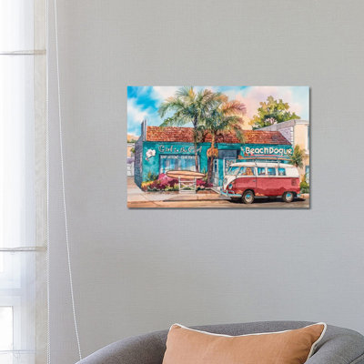 Surfer Girl by Bill Drysdale - Print on Canvas