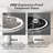 Venia Round Dimmable LED Anti-Fog Frameless Vanity Mirror -976192348