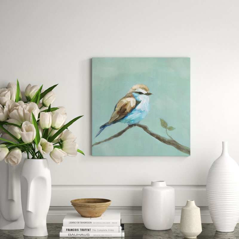 Baby Bird III Painting by Beverly Fuller, Brush Gel, 30" H x 30" W