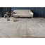 Wool Geometric Area Rug in Silver