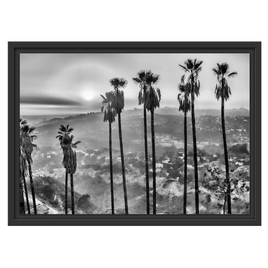 Gerahmtes Wandbild Hollywood Hills