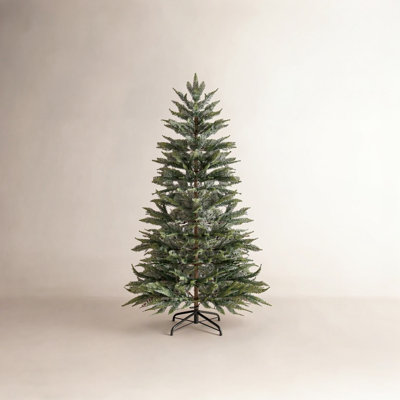 Lighted Artificial Cypress Christmas Tree
