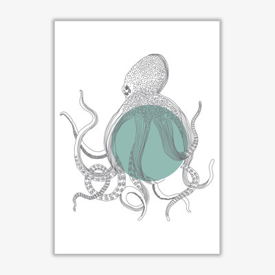Marine Animals Octopus - Print