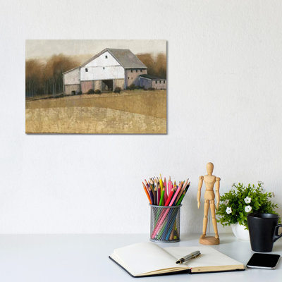 White Barn View I by Tim OToole - Wrapped Canvas Painting