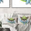Portrait d'un petit kangeroo avec un chapeau vert - Coussin décoratif pour enfants-246253090