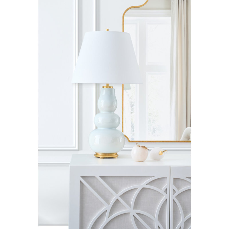 Lampe Denise - Iceberg, Blanc / Doré
