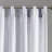 Veronica Poly Printed Single Curtain Panel With Tufted Stripe And Lining-102168392