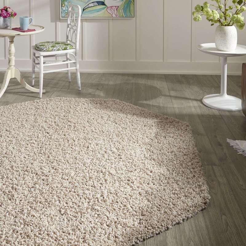 Checotah Handmade Wool Gray Area Rug, Rectangle 2' x 3'