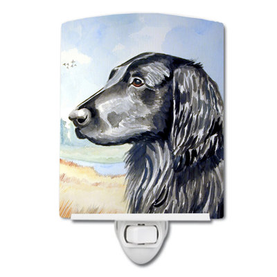 Flat-Coated Retriever Ceramic Night Light