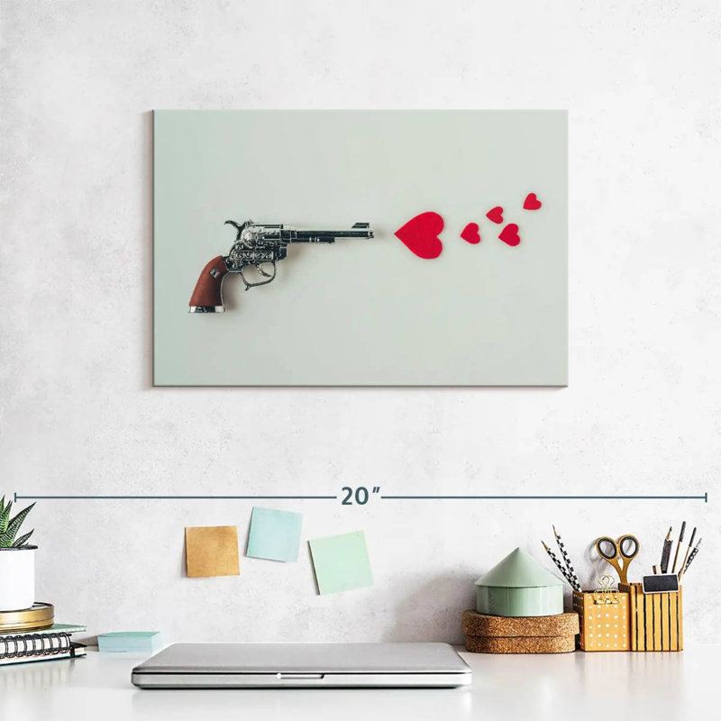 Kill With Love, 8" H x 12" W