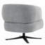 Chaise d'appoint pivotante rembourrée-235457487