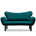 Petrol Blue Microfiber