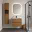 12" Modern Wall-Mounted Bathroom Side Cabinet With Soft-Close Hinges, 2 Doors & 1 Shelf - Space-Saving Design-114194426