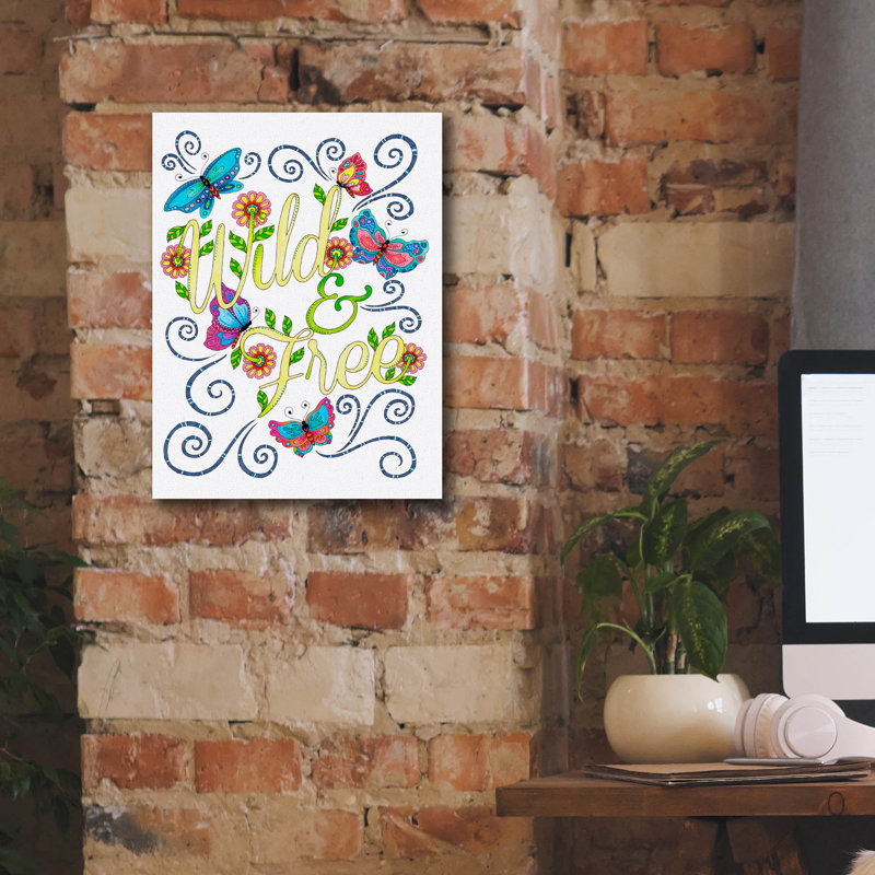 "Letters Words 11" par Hello Angel, H 16 po x l 12 po x P 0,75 po