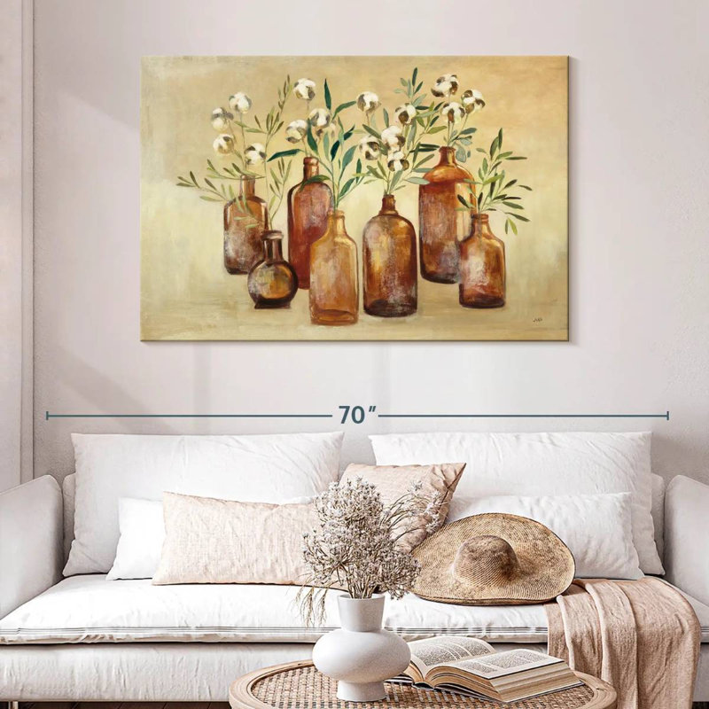Harnek, coton, nature morte I, H 32 po x l 48 po