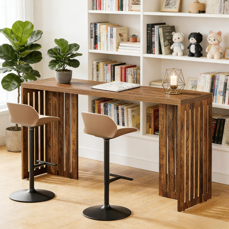 Rustic Kitchen Table,Wood Coffee Table,Rectangular Dining Table