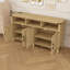 Buffet élégant à 4 portes avec prise de courant intégrée, tablettes réglables et grand espace de rangement-412675837
