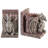 Dragon Castle Resin Bookends – Set of 2 Decorative Fantasy Book Holders with Pencil Storage for Home and Office