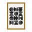 Abstrait Mid Century, géométrique par The Miuus Studio - Œuvre d'art encadrée sur papier-81387421-131292467-131292461