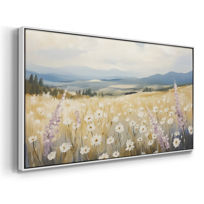 Série paysage - CXVI - Toile tendue avec châssis encadré - Prêt à être accroché