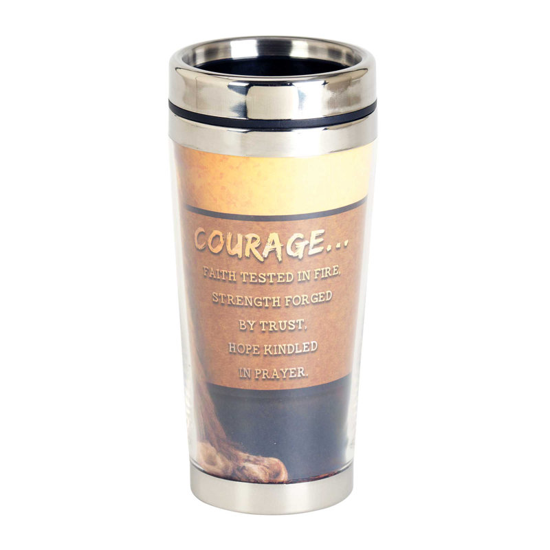 Tasse de voyage Lion Courage 16 oz