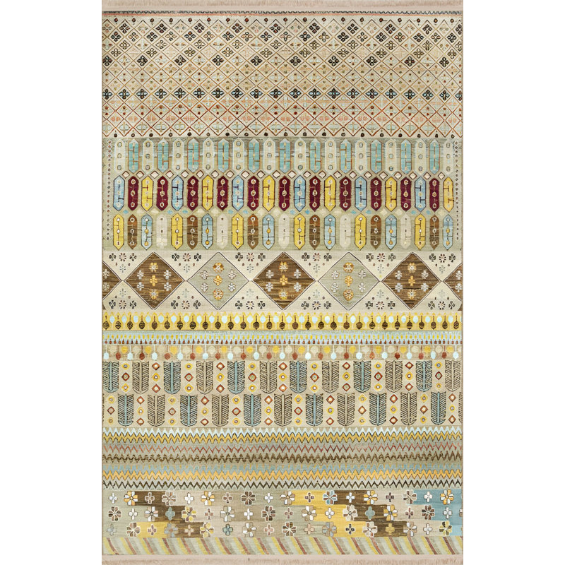 Tapis intérieur / extérieur Rosvelt, Rectangle 4 pi 11 po x 9 pi 10 po