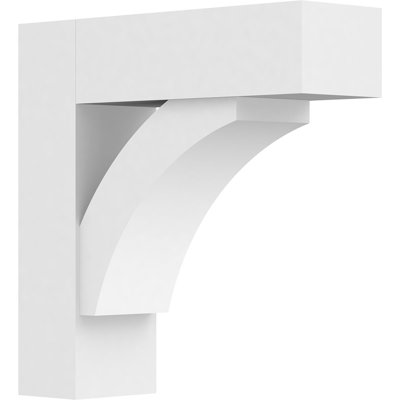 Support standard en PVC de qualité architecturale avec extrémités en bloc Thorton