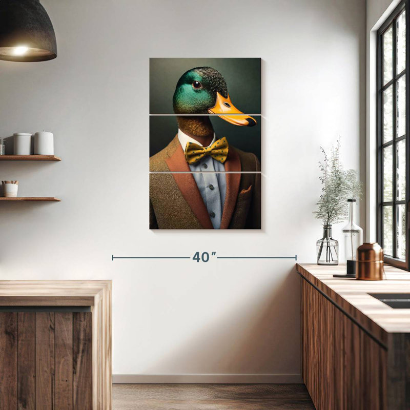 Portrait d'un canard Brampt, H 38 po x l 24 po