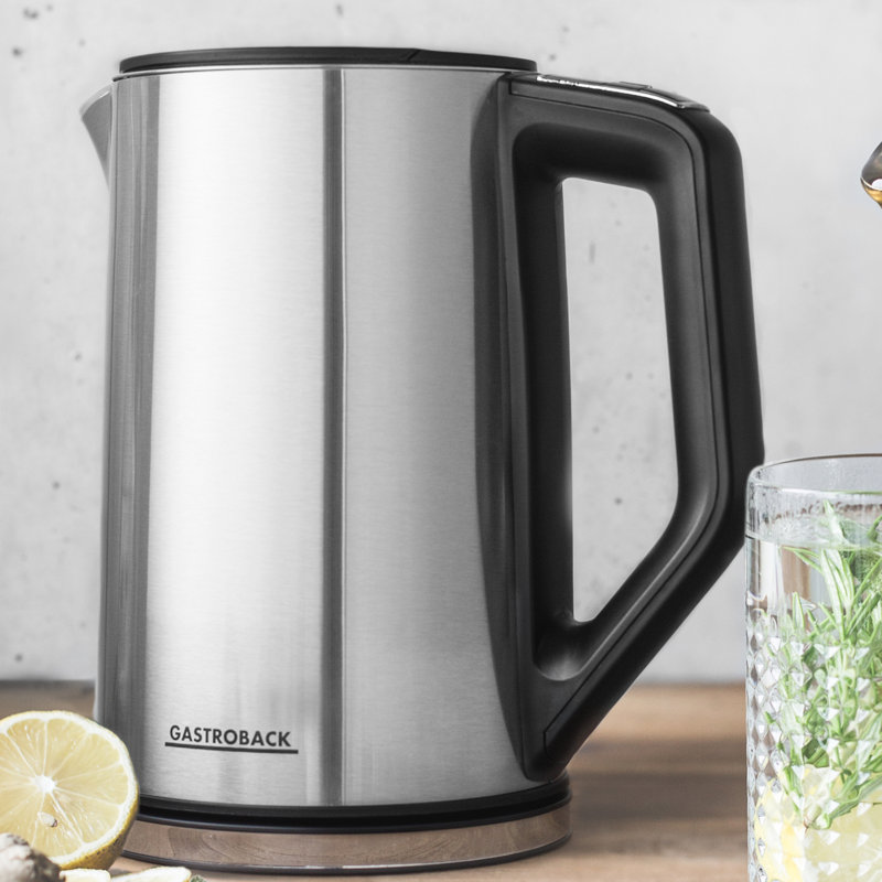 Gastroback 1.5L Stainless Steel Electric Tea Kettle
