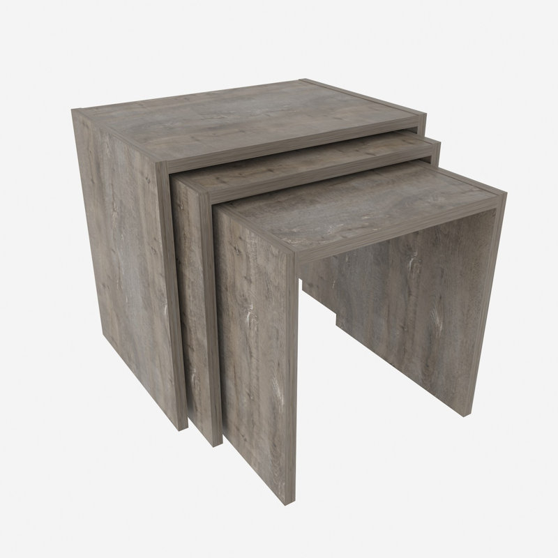 Sidonija Coffee Table, Dark Grey Top/Dark Grey Base