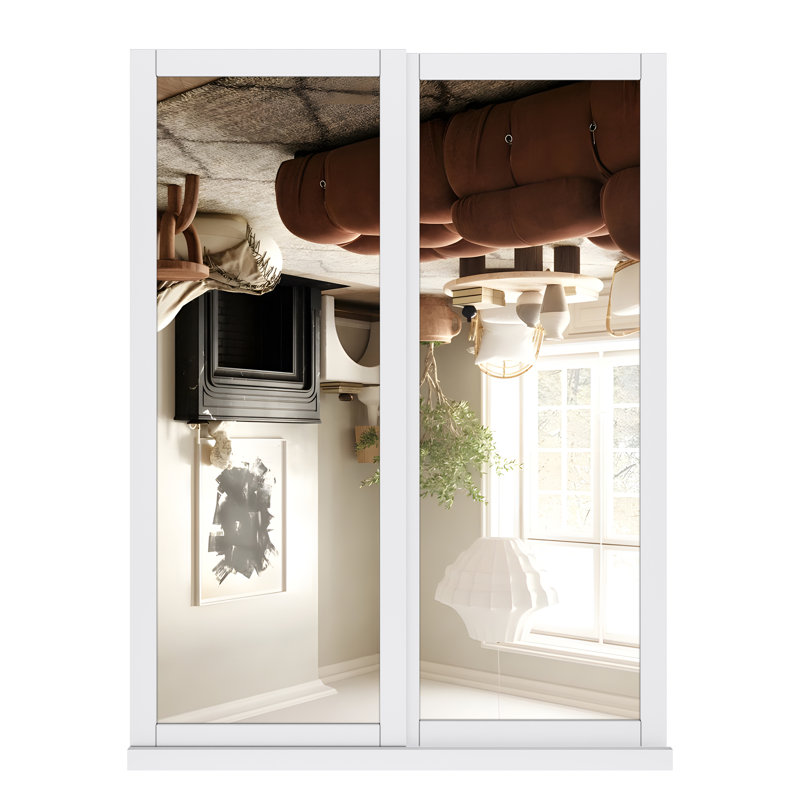 Panneaux de portes coulissantes en miroir 60 po x H 78 po seulement
