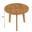Table d'appoint ronde en acacia