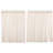 Middlesbrough Cotton Burlap Tailored 72" Cafe Curtain-36426370-36426371